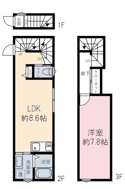 ベェレハーモニー東武練馬の間取り