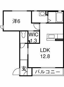 カーサレジオ Ａの間取り