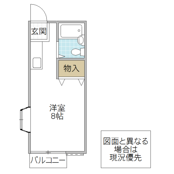 アリス水戸第3の間取り