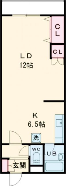 ハイム桔梗Iの間取り