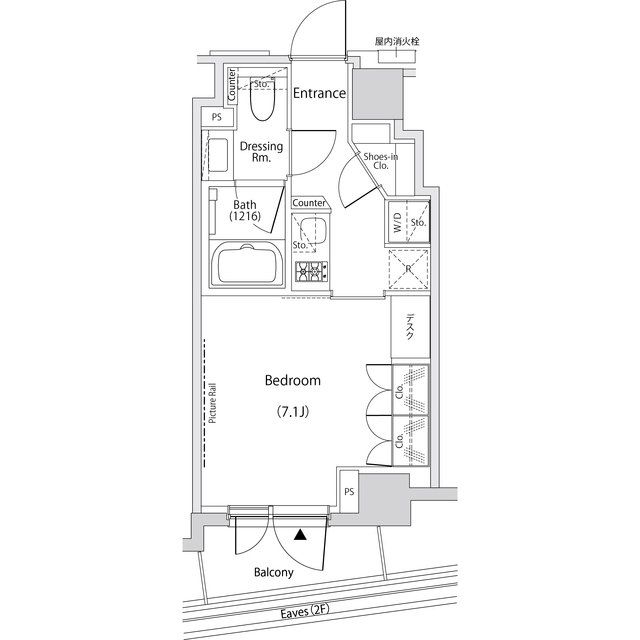 文京区目白台のマンションの間取り