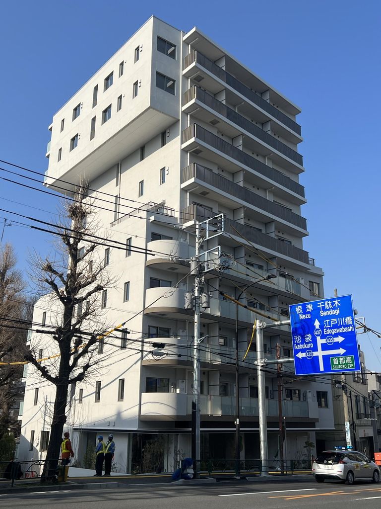 【文京区目白台のマンションの建物外観】