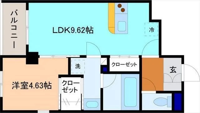 【コルテーレ荒町の間取り】