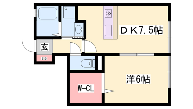 アイルススクエア　Bの間取り