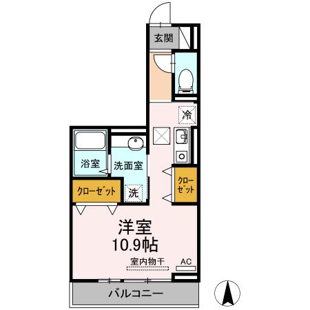 ソレイユ富岡の間取り