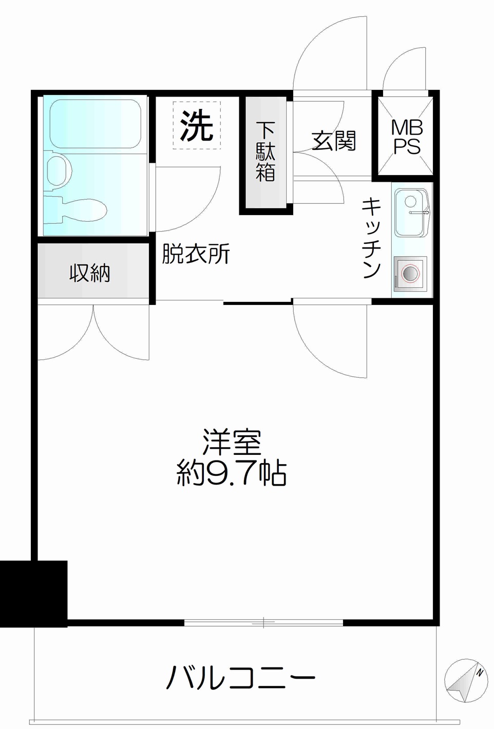 ダイアパレス浅草第二の間取り写真