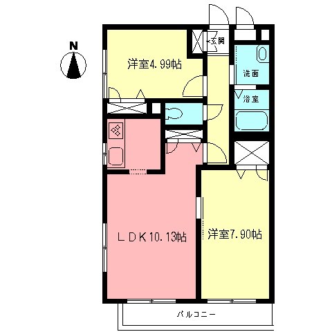 ディアコートの間取り