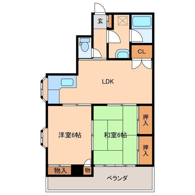 鷹匠リバブルの間取り