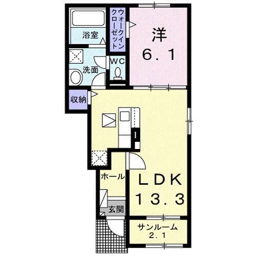 ネオ　エルブIの間取り