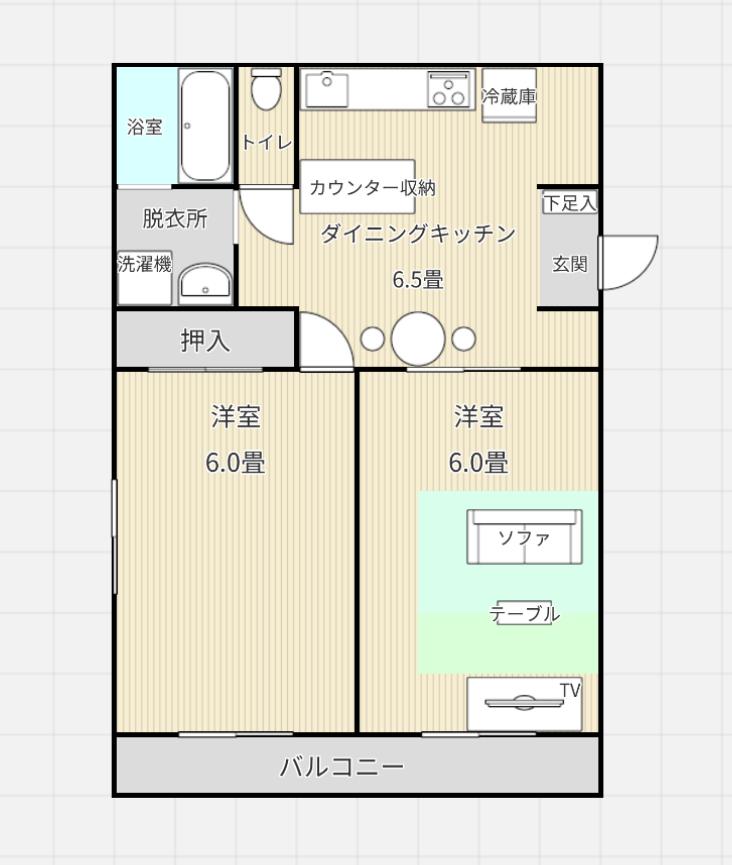 ベレーザ　PART２の間取り