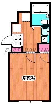 港区赤坂のマンションの間取り