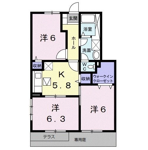 有田郡湯浅町大字湯浅のアパートの間取り