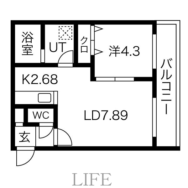 プリヴィエール旭町の間取り