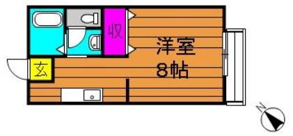 カルモＫの間取り