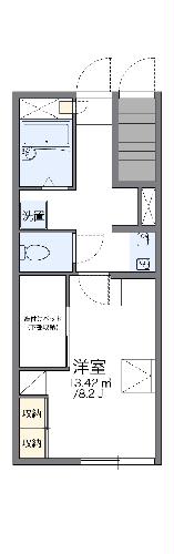 レオパレスＳＡＮＣＴＵＡＲＹの間取り