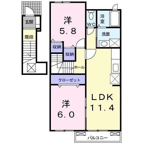 パール　スクエアの間取り