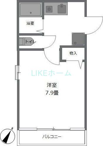 市川市高谷のマンションの間取り