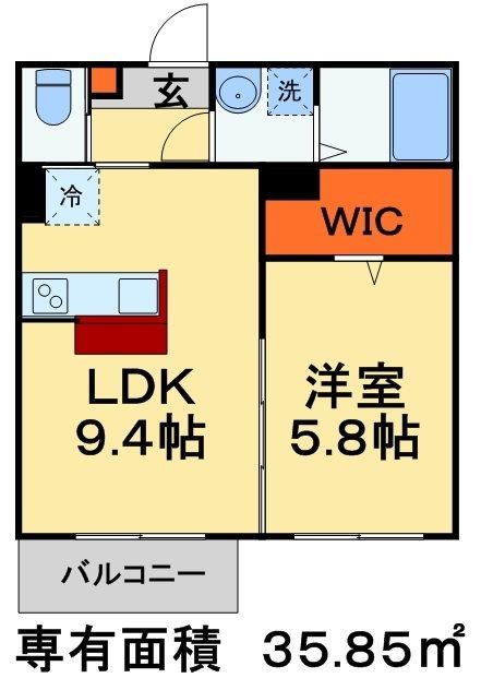 インペリアルIIの間取り