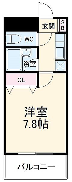 ステイタスマンション大橋の間取り