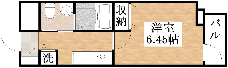 フォレスタ長居の間取り