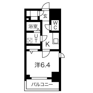 エスリード名古屋STATION WESTの間取り