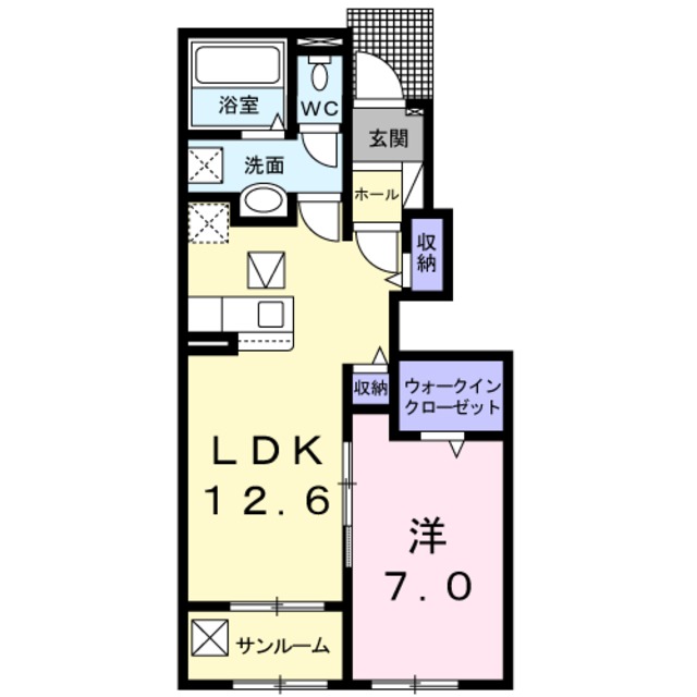 ソラーレの間取り