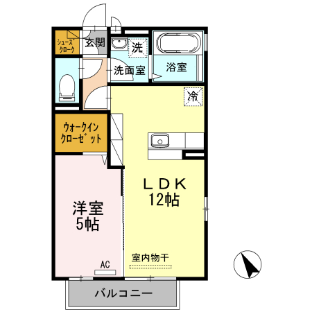 エストゥベンダ濱本B棟B棟の間取り