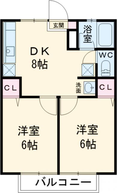 水野ハイツの間取り