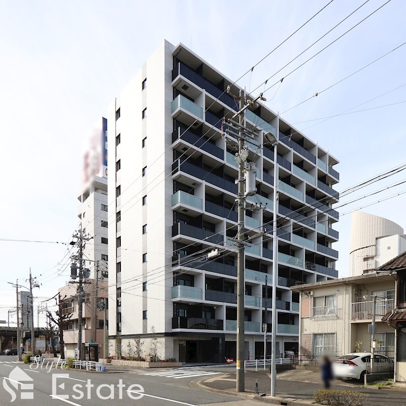 【名古屋市中村区名駅南のマンションの建物外観】