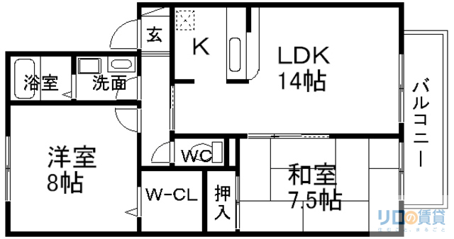 フェルトラウト24の間取り