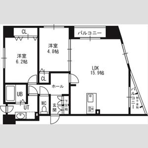 レジェンドコート琴似の間取り