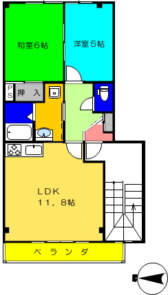 小川ビルの間取り