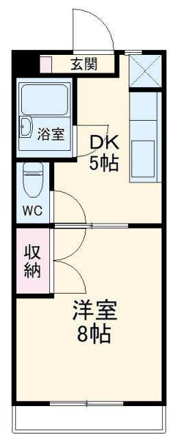 静岡県浜松市中央区大平台４（マンション）の賃貸物件の間取り