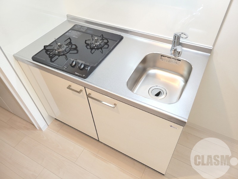 キッチン　２口コンロのシステムキッチン♪