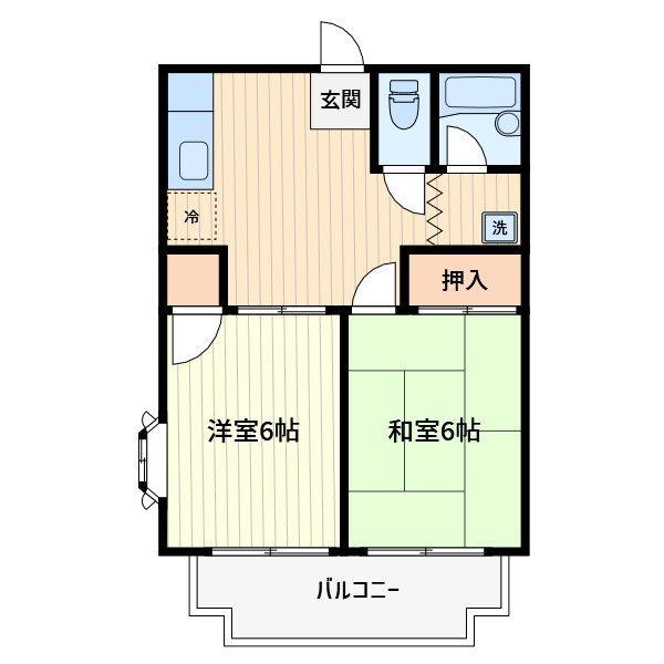 メゾンベレーゼ並木の間取り