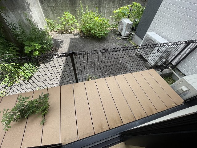 バルコニー　広々としたバルコニーです