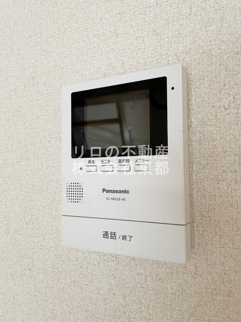 セキュリティ　訪問者が一目で分かるＴＶモニタ付インターホンです！