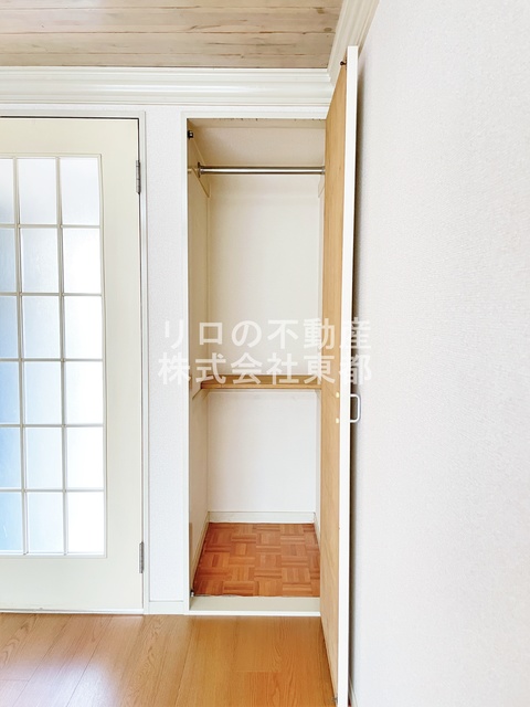 収納　奥行のある収納付です！増えがちな荷物をもスッキリ収納できます