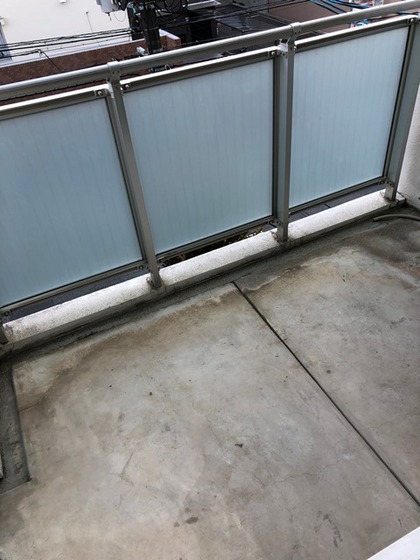 バルコニー　※別部屋の写真です