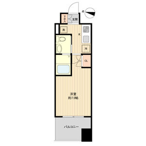 レジディア仙台上杉の間取り