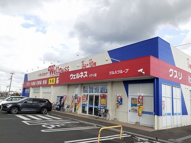 ドラックストア　ウェルネスハワイ店（ドラッグストア）まで720m