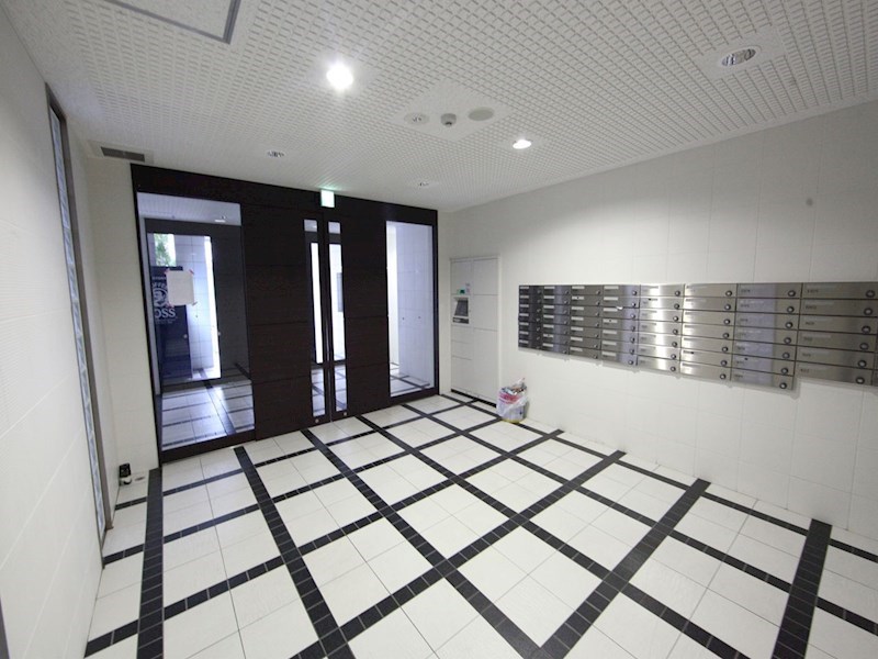 エントランス　エントランス　オートロック　宅配ＢＯＸ　防犯カメラ