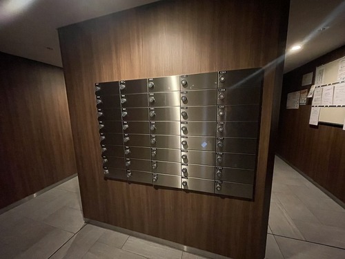 その他共有部分　集合郵便受　※2025年11月撮影時