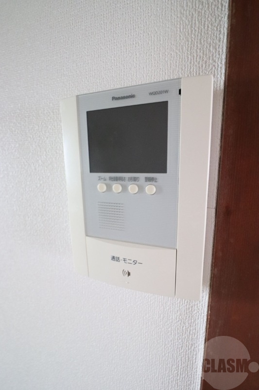 セキュリティ　モニター付インターフォンで安心