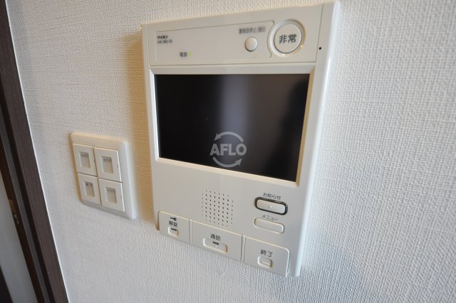セキュリティ　ラシュレ天満橋　モニター付きインターホン