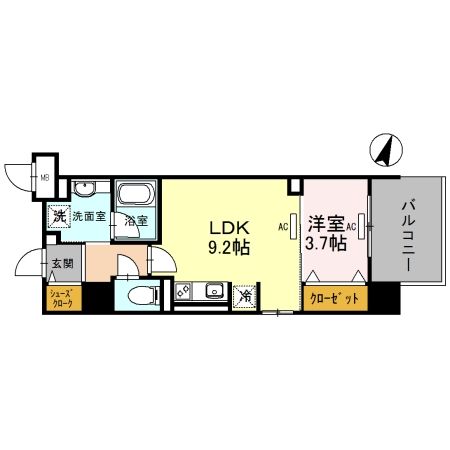 STOLZ KISHIBEの間取り写真