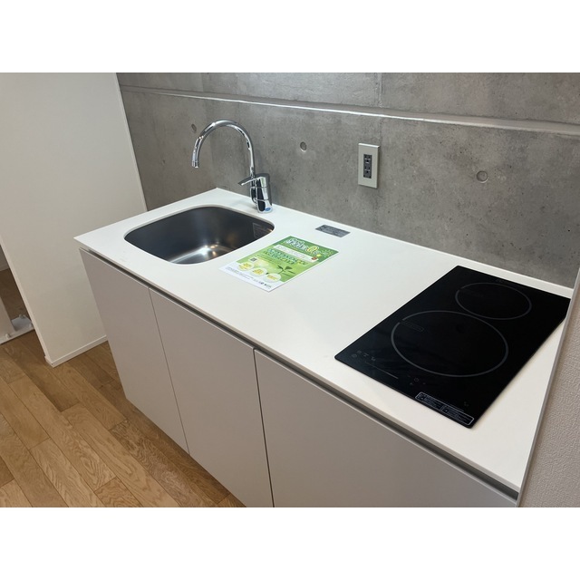 キッチン　コンパクトなキッチンで掃除もラクラク