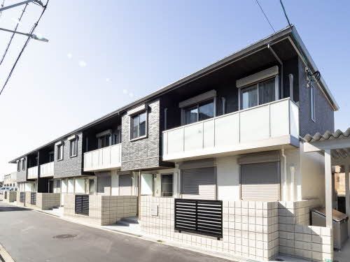 建物外観　積水ハウス施工の賃貸住宅です。