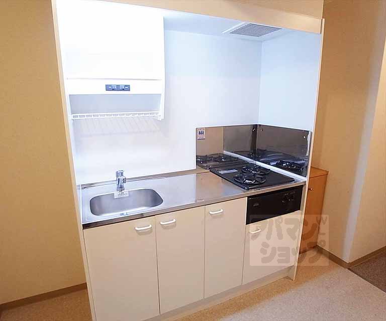 キッチン　二口ガスコンロ