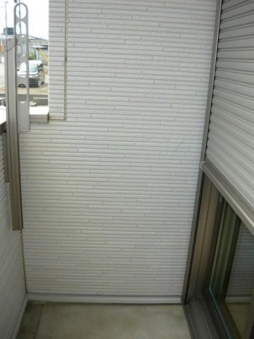 バルコニー　落ち着いた時間を過ごせるバルコニーです